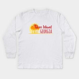 Life's a Beach: Tybee Island, Georgia Kids Long Sleeve T-Shirt